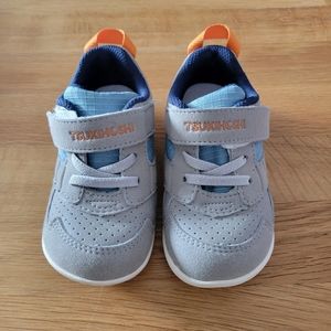 Tsukihoshi Gray & Blue Toddler Sneakers Size 6.5